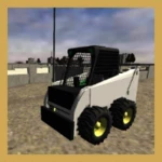 loader construction parking android application logo